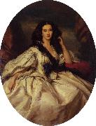 Franz Xaver Winterhalter Wienczyslawa Barczewska, Madame de Jurjewicz oil painting on canvas